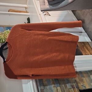 Preppy Amazon Essentials Orange Sweater